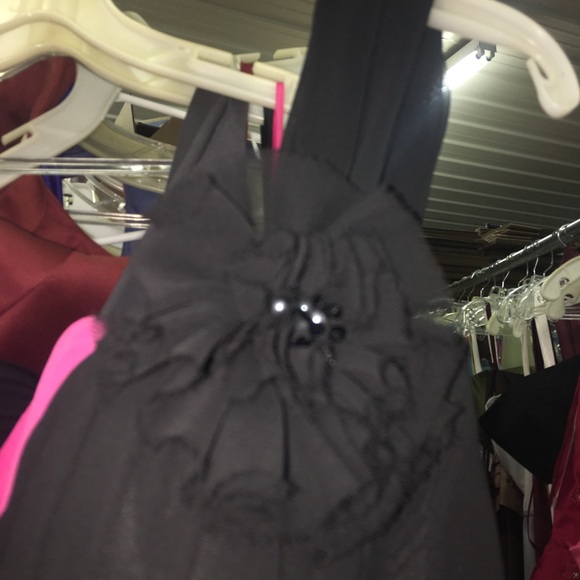 Black One Shoulder Prom Dress - Picture 3 of 6